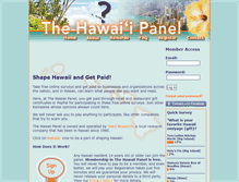 Tablet Screenshot of hawaiipanel.com